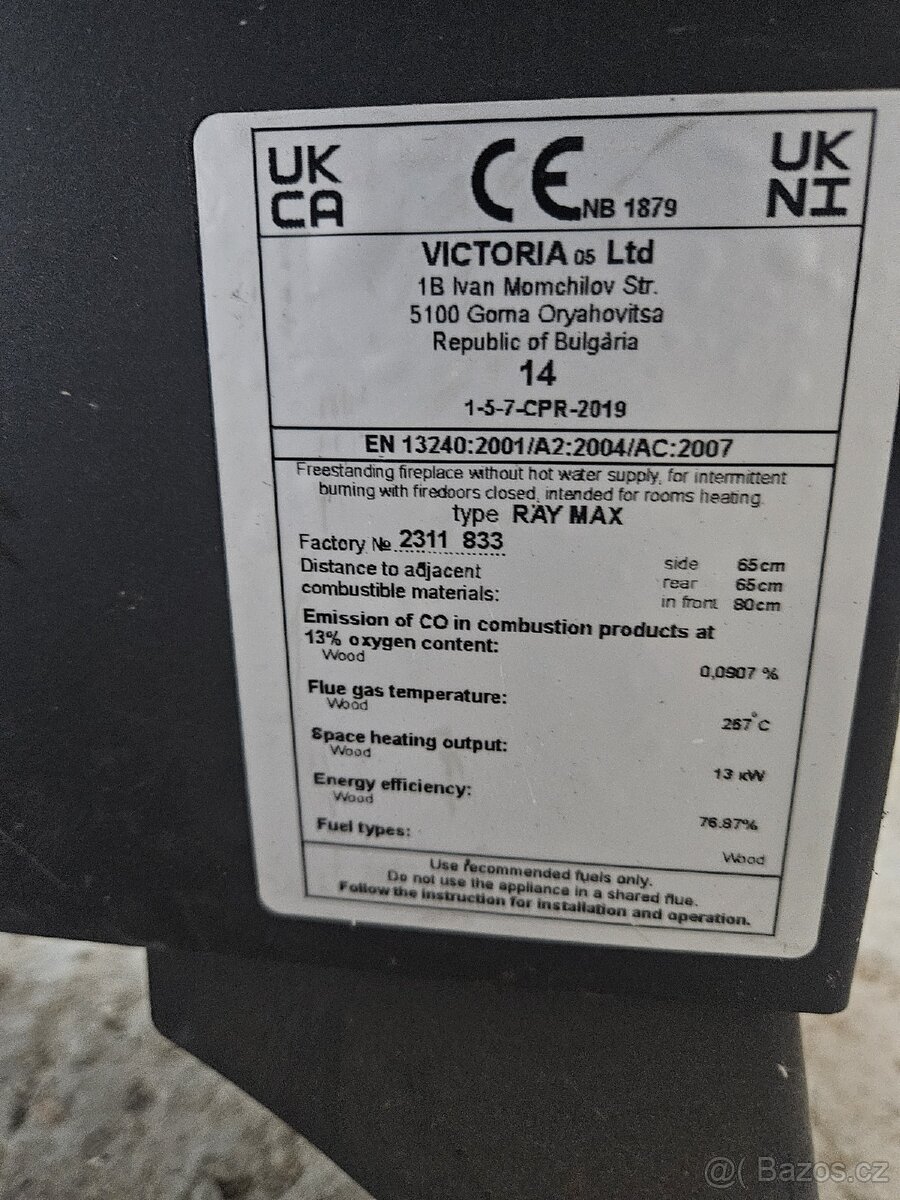 Krbova kamna 13kw - 2