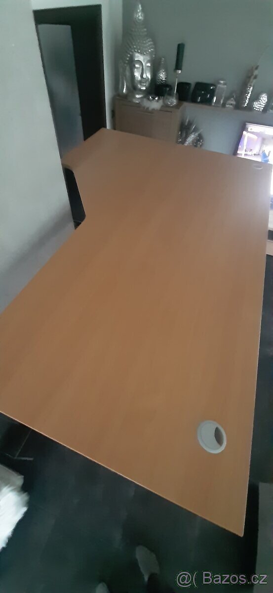 VELKÝ rohový kancelářský stůl, 2 ks, levý - 2