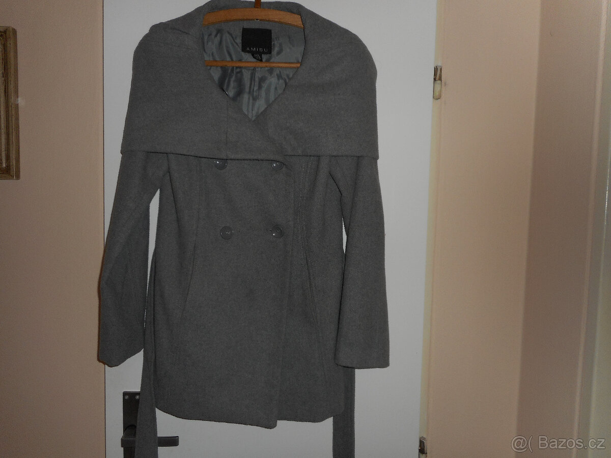 Kabát šedý 3/4 - 2