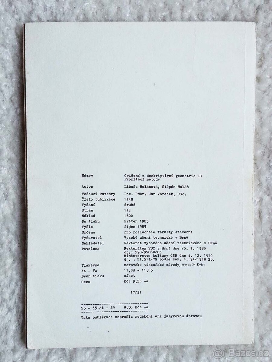 Deskriptivní geometrie - 2