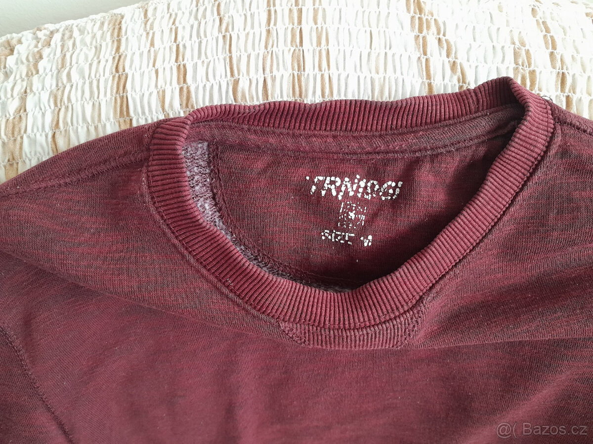 MIKINA ČERVENÁ VELIKOST M IHNED K PRODEJI - 2