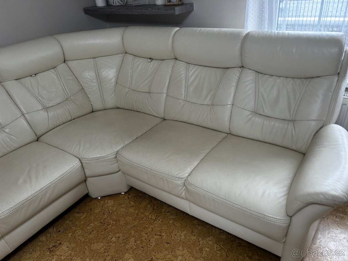 Prodám koženou sedací soupravu - 2