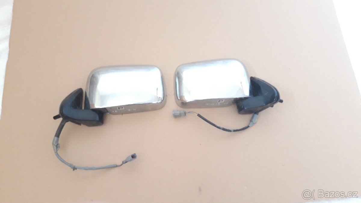 Nissan Navara D22 – Zrcátka chrom - 2