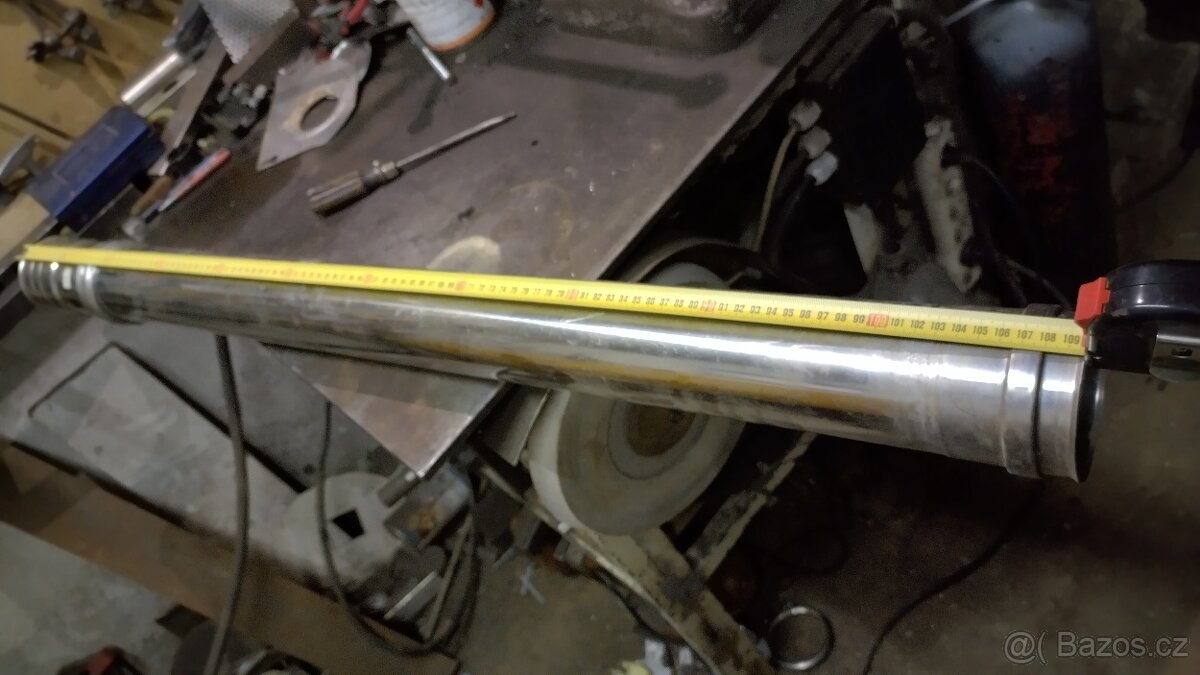 Kouřovod 80mm NEREZ 1m x4ks - 2