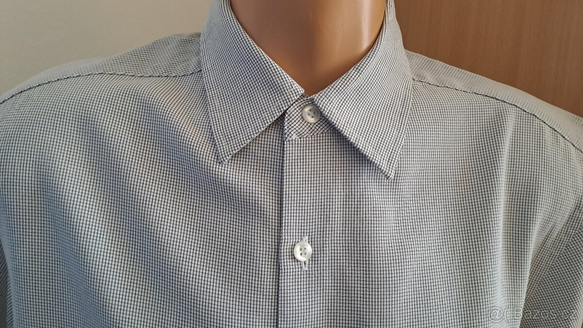 Pánská kostičkovaná košile Marks&Spencer/M/2x57cm - 2