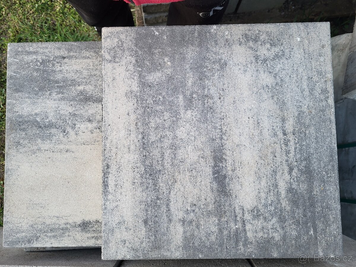 Dlažba Semmelrock Citytop Grande Combi bíločerná - 2