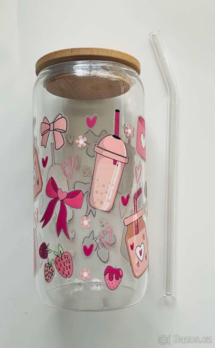 Sklenice s brčkem - 2