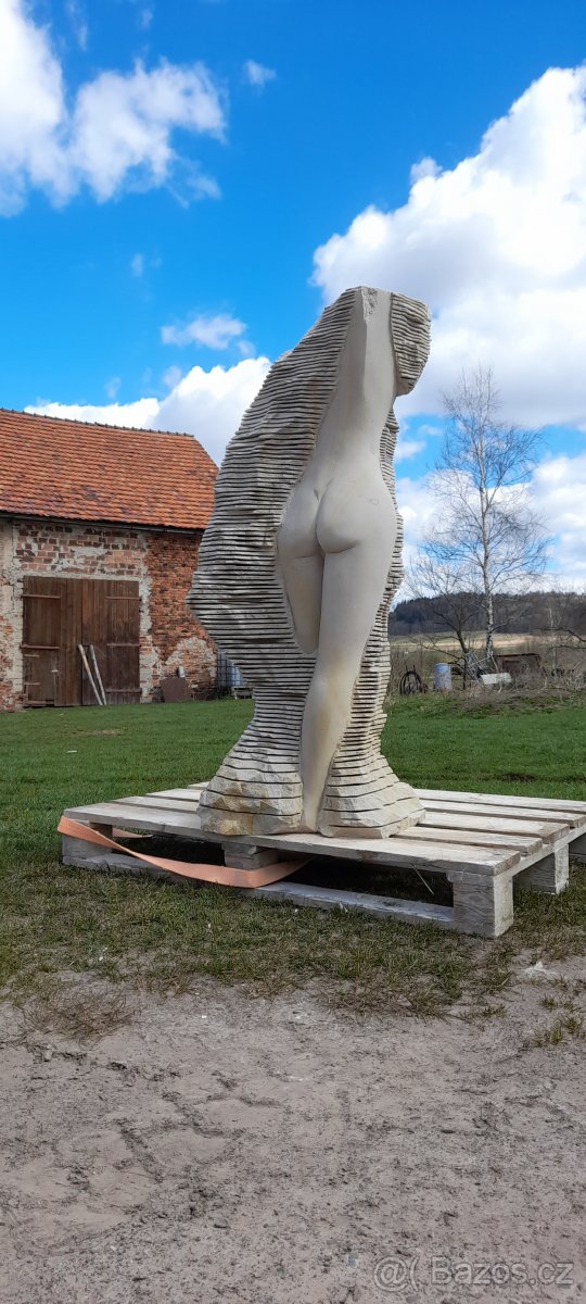 Kamenná socha do zahrady 120 cm - 2