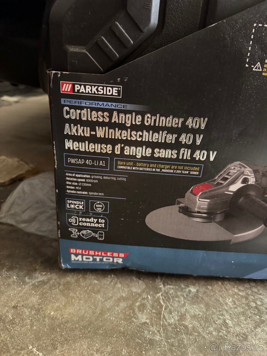 Parkside aku flexa 230mm - 2