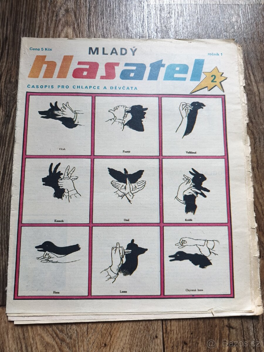 Časopis Mladý hlasatel a Junák 1990, 8ks - 2