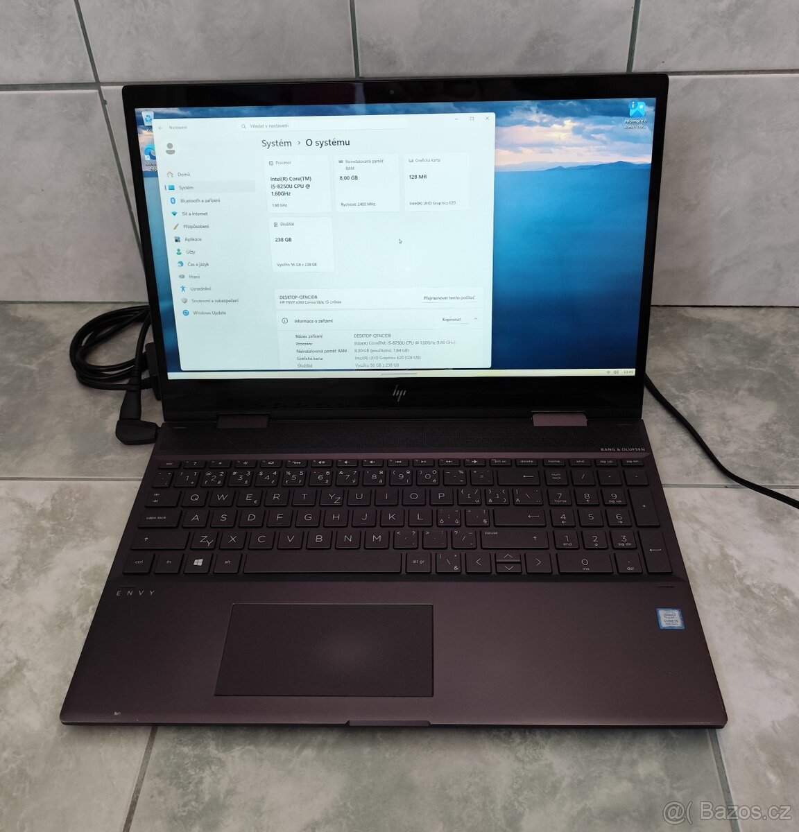 DOTYKOVÝ 15,6" NOTEBOOK HP ENVY X360 CONVERTIBLE 15-CN006NC - 2