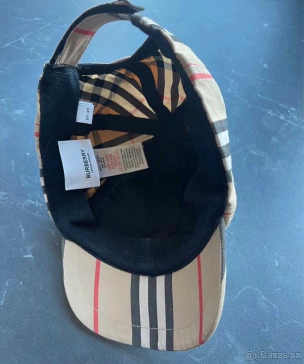 Burberry kšiltovka dětská - 2