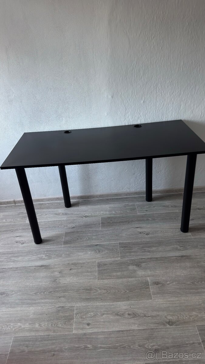 PC / herní stůl Černý 132 × 65 cm - SyberDesk - 2