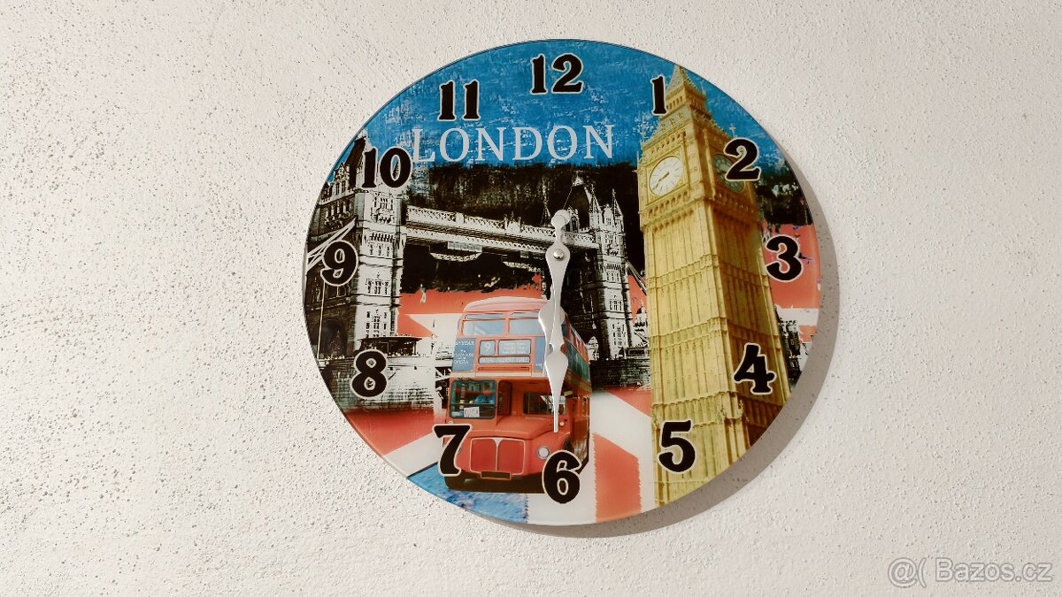 Skleněné hodiny London - 2