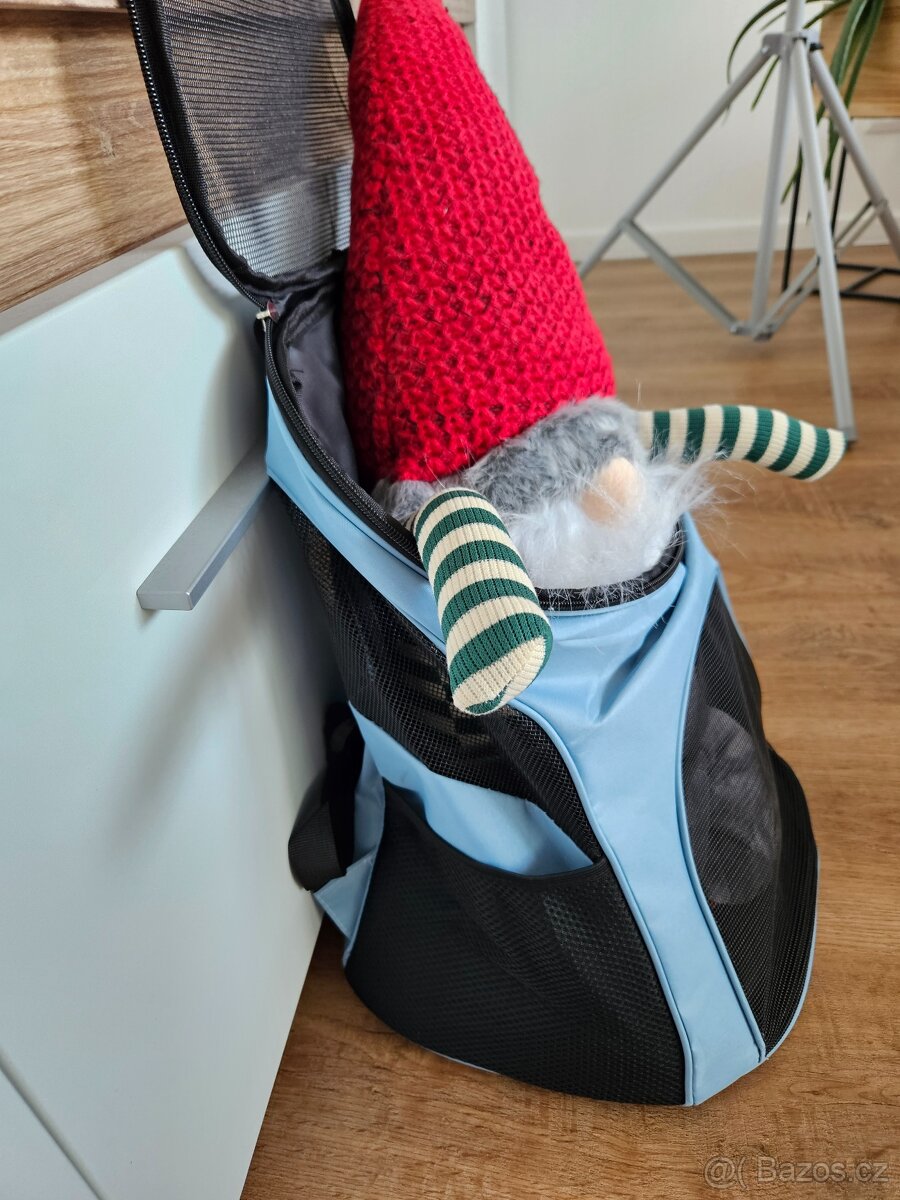 Nový přepravní batoh na psy nebo kočky, velikost L - 2