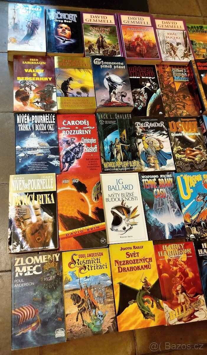 40 knih FANTASY (Gemmel, Harrison, Simmons) - za 25 Kč - 2