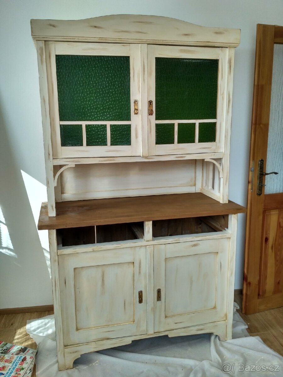 Kredenc, příborník, starožitný, venkovský - 2