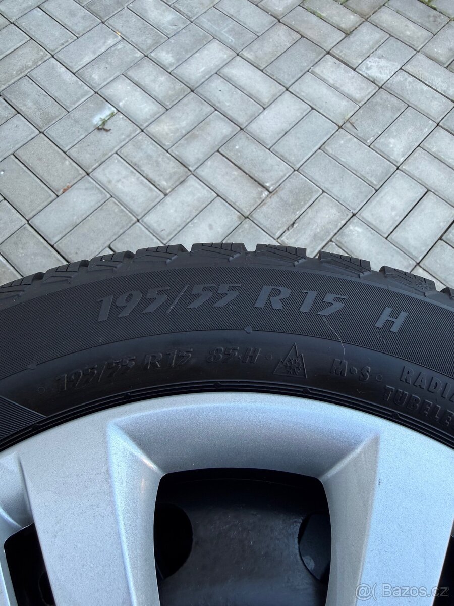 Disky 6Jx15 ET43 + PNEU 195/55 r15 ROOMSTER/FABIA II - 2