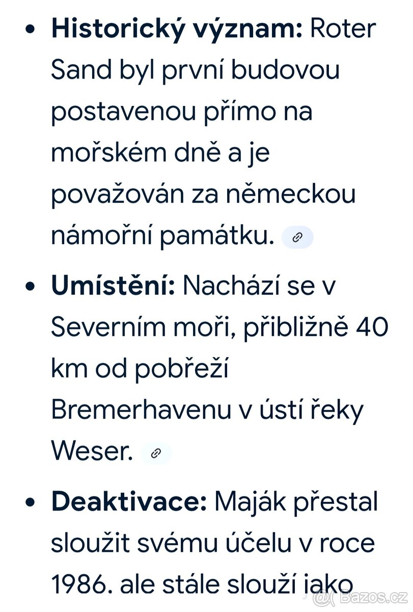 Zapalovač,replika majáku Rotre Sand - 2