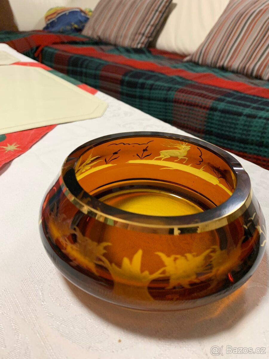 Sklenena brousena miska - 2