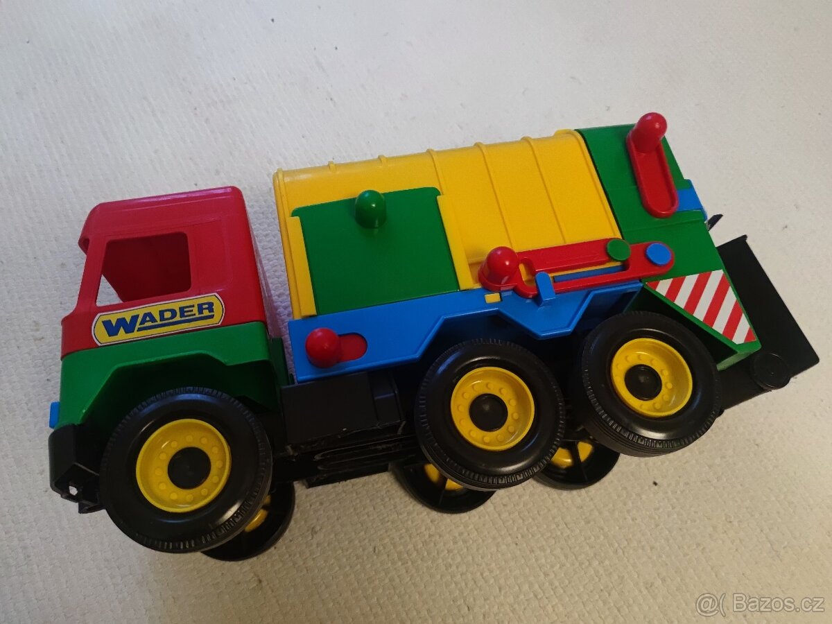 Popelářské auto 41 cm WADER middle truck - 2