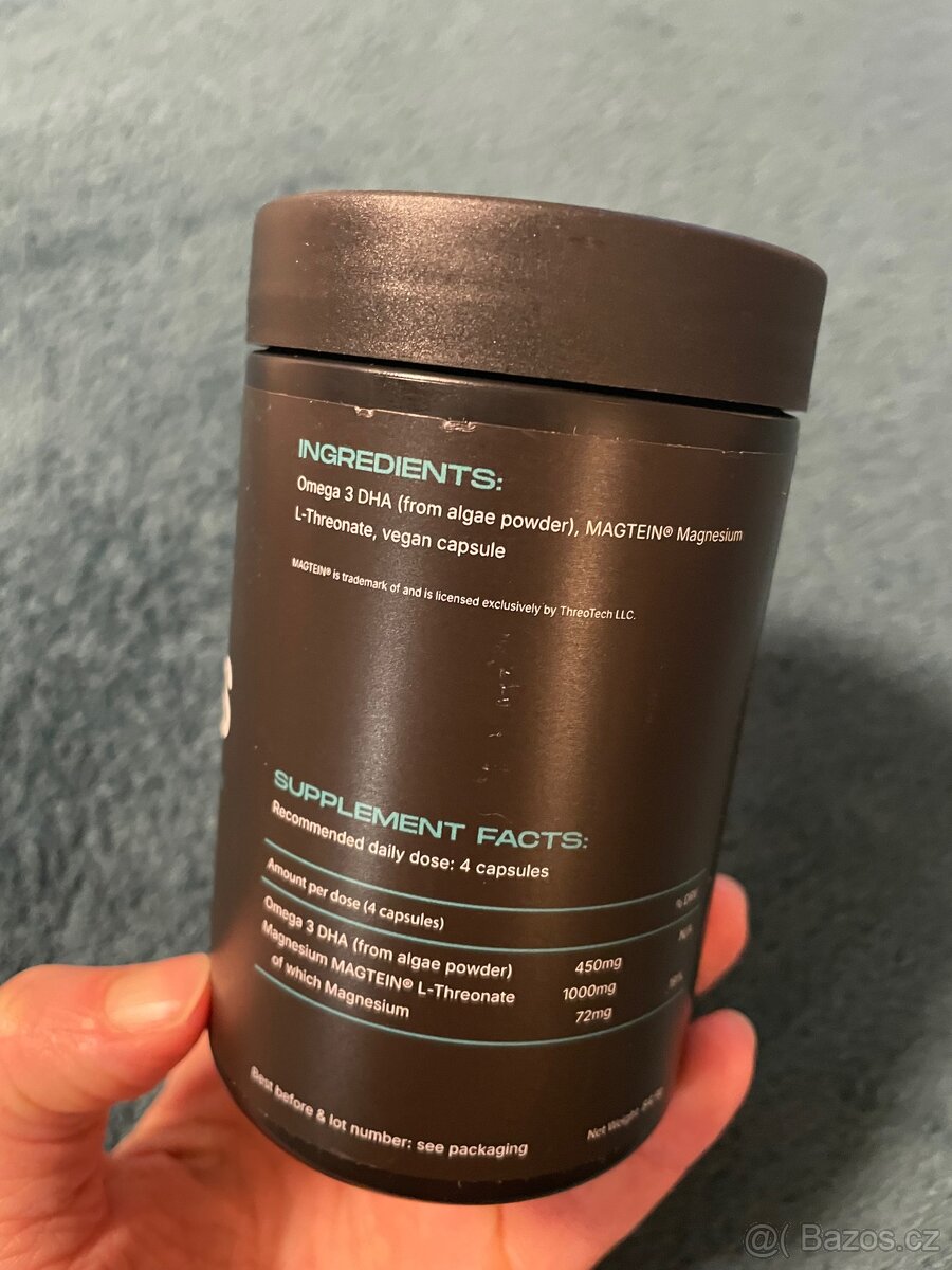 LifeUnlocked MindBoss = Magtein & Omega 3 DHA 120ks - 2