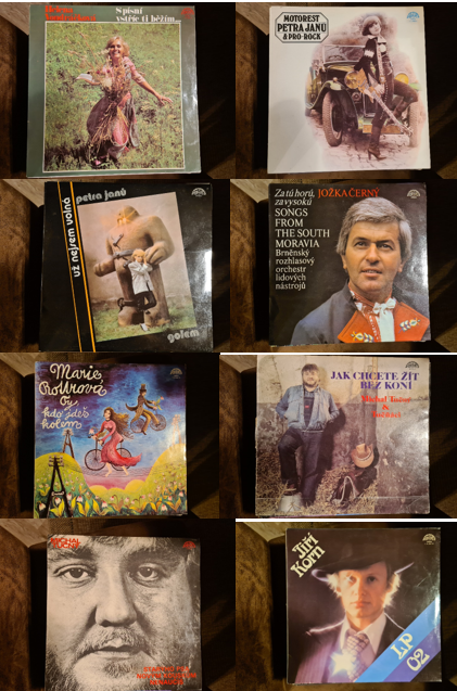 Staré gramofonové desky české - 2