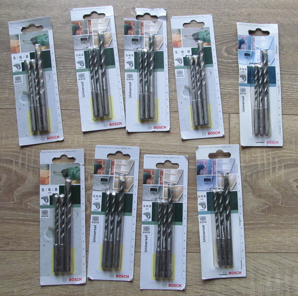 BOSCH SDS-Quick 3dílná sada vrtáků do betonu ,cihly i železa - 2