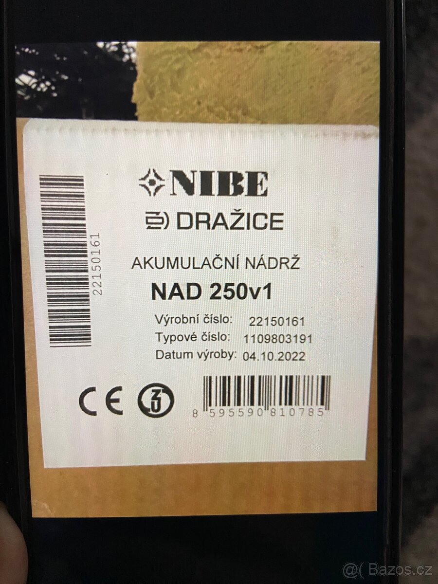 Ohřívače vody Akumulační nádrže ke kotlům Dražice 250 litrů - 2