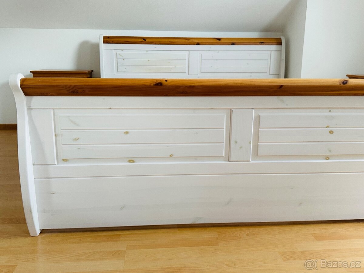 Celomasivní luxusní venkovská ložnice ROMERO se šuplíky - 2