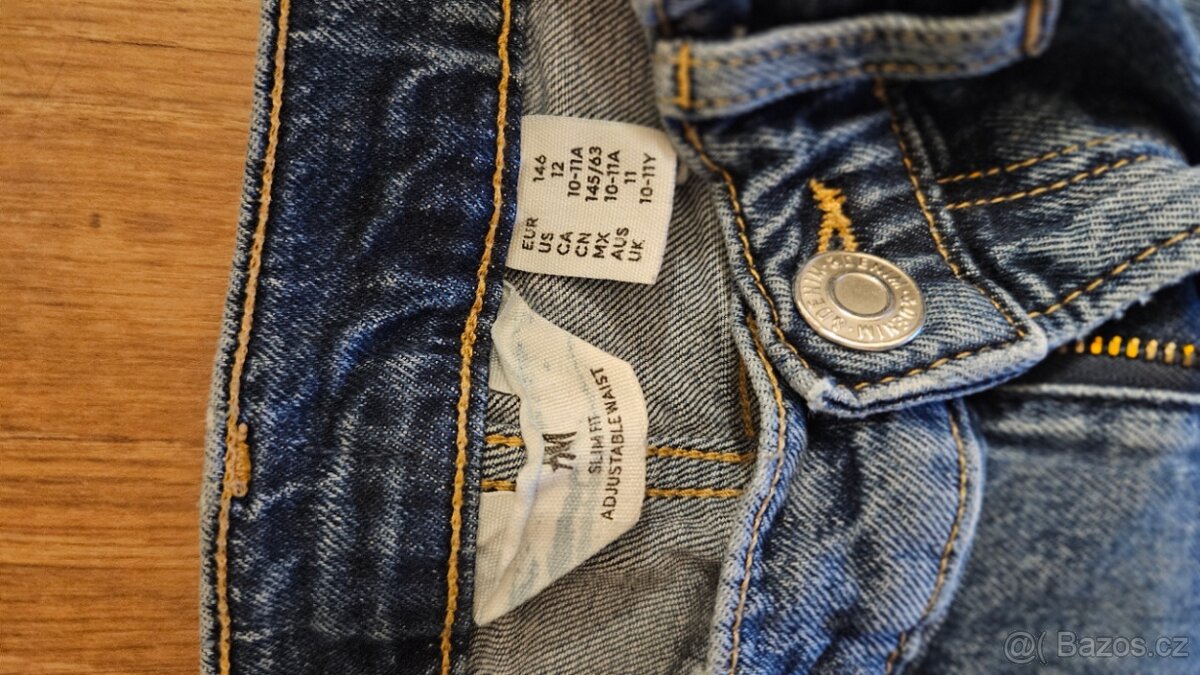 Prodám dětské džíny HM vel.146 - 2