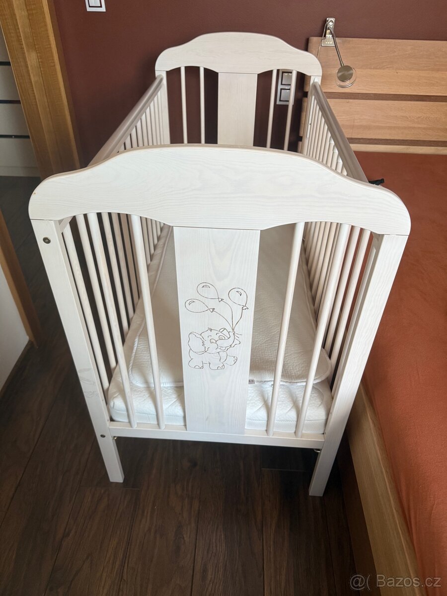 Detska postylka+matrace - 2