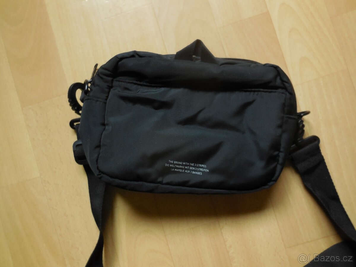 Adidas černá ledvinka přes rameno textil - 2