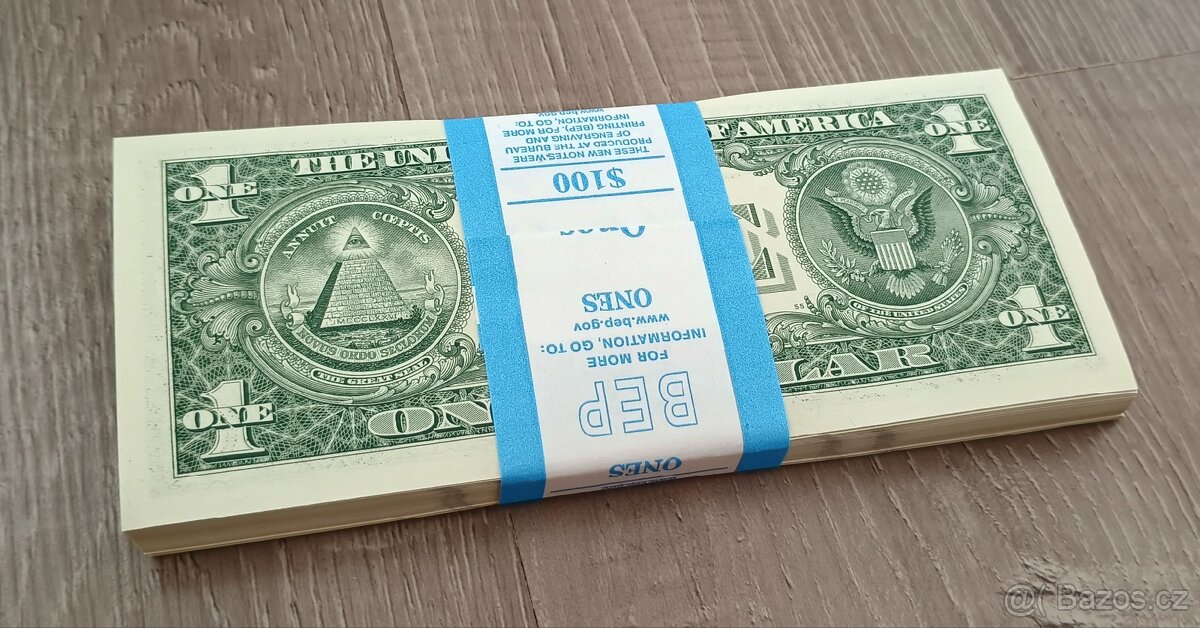 100x 1$ bankovky 2021 UNC - 2