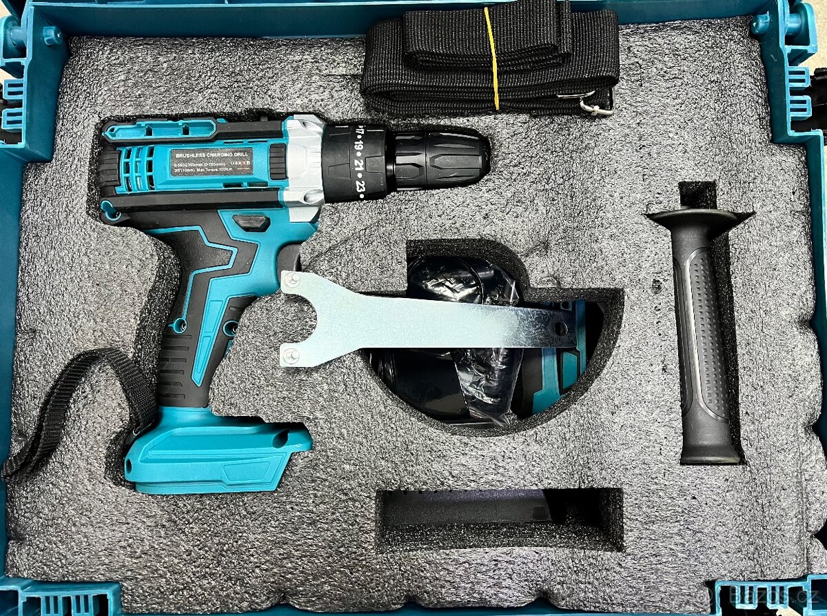 Nová sada aku nářadí flexa, utahovák, vrtací šroubovák - 2