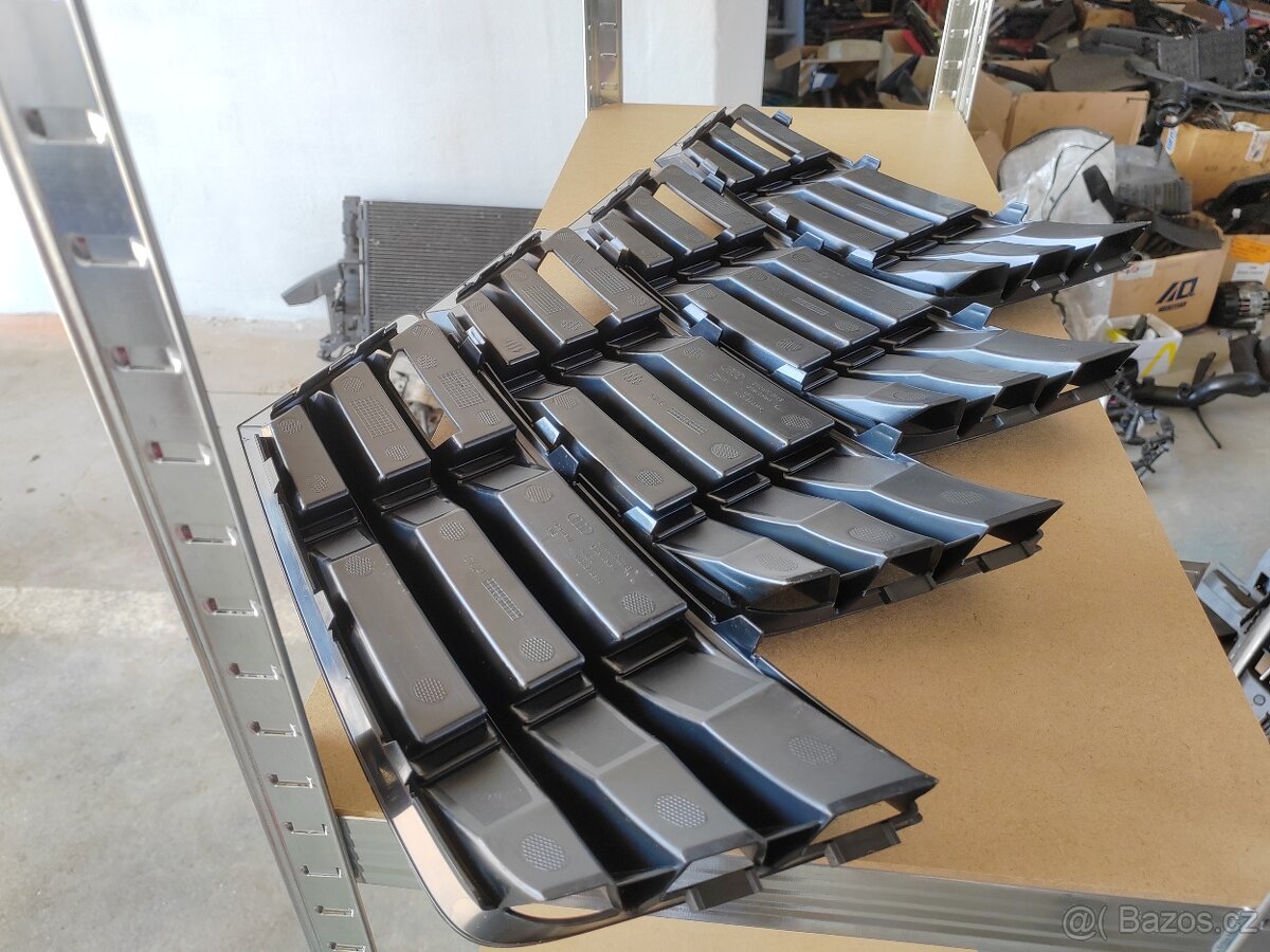 AUDI B9/ 8W A4 levá mřížka předního nárazníku - 2