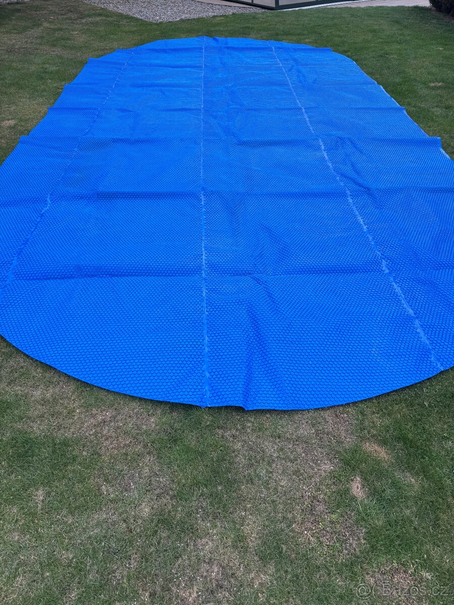 SOLÁRNÍ PLACHTA NA BAZÉN - OVÁL 7x3,5m - 2