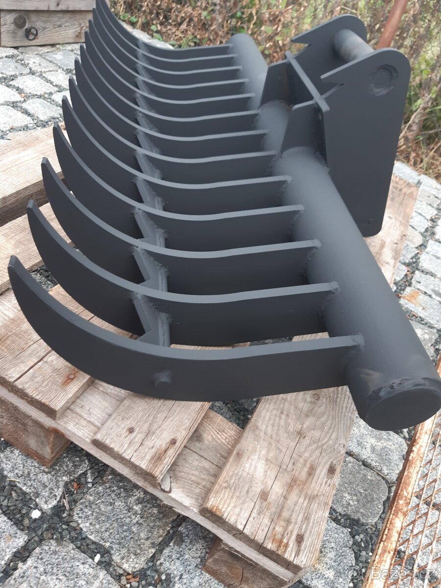 Hrábě na minibagr - 2