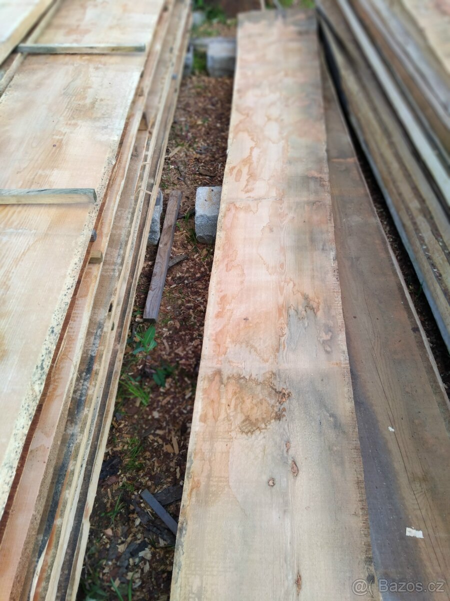 Modřínové fošny, modřínová prkna, desky - 2