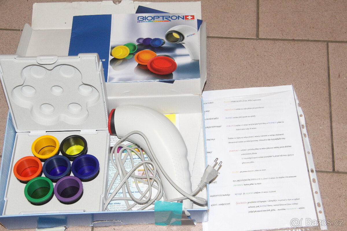 Biolampa Bioptron Compact + set 7 barevných filtrů - 2