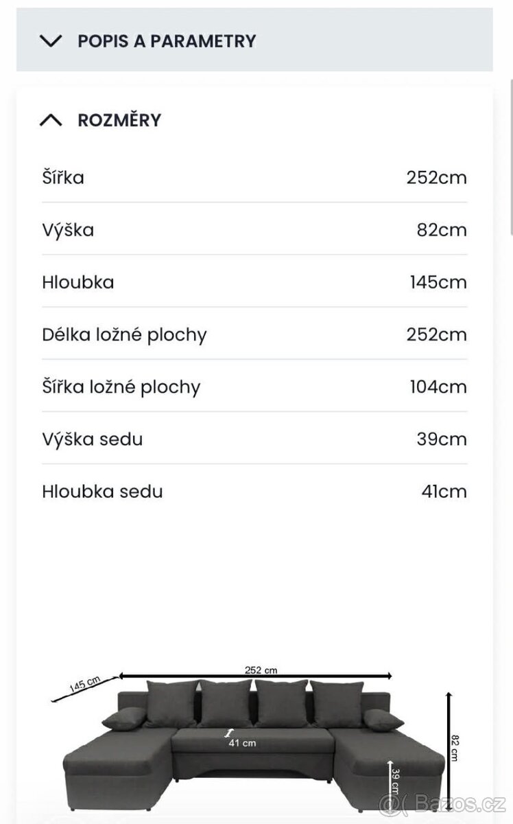 Rozkládací gauč - 2