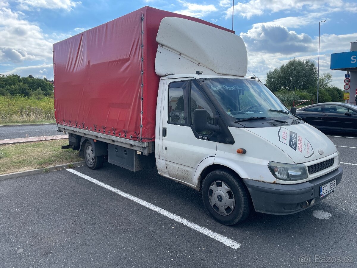 Ford transit 2.4tddi 8pal valník s čelem - 2