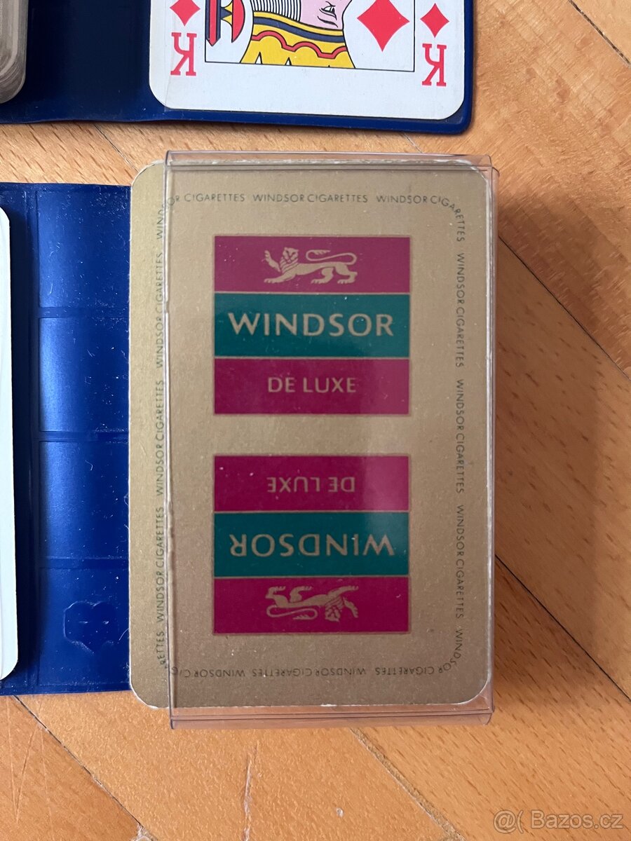 Retro hrací karty Peer Export a Windsor (2 balíčky) - 2