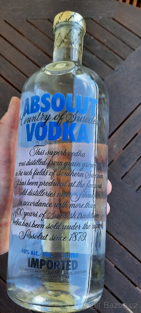 Absolut vodka 1l.90 leta - 2