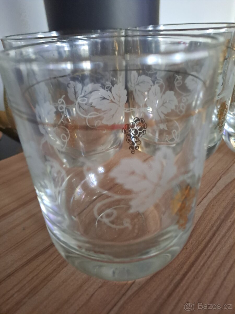 Starozitne sklenky 4 kusy - 2