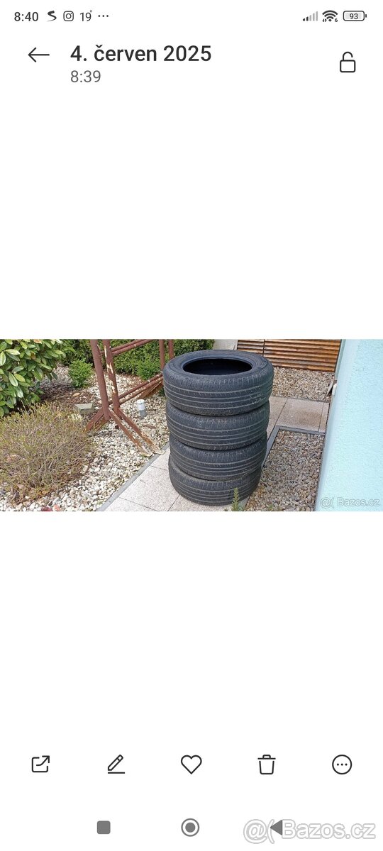 Letní pneu Hankook 4x letní pneu 225/60/R17 - 2