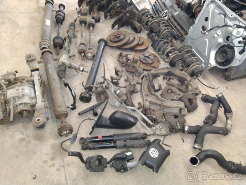 Náhradní díly VW Transportér T5 r.v. 2006 4x4 - 2