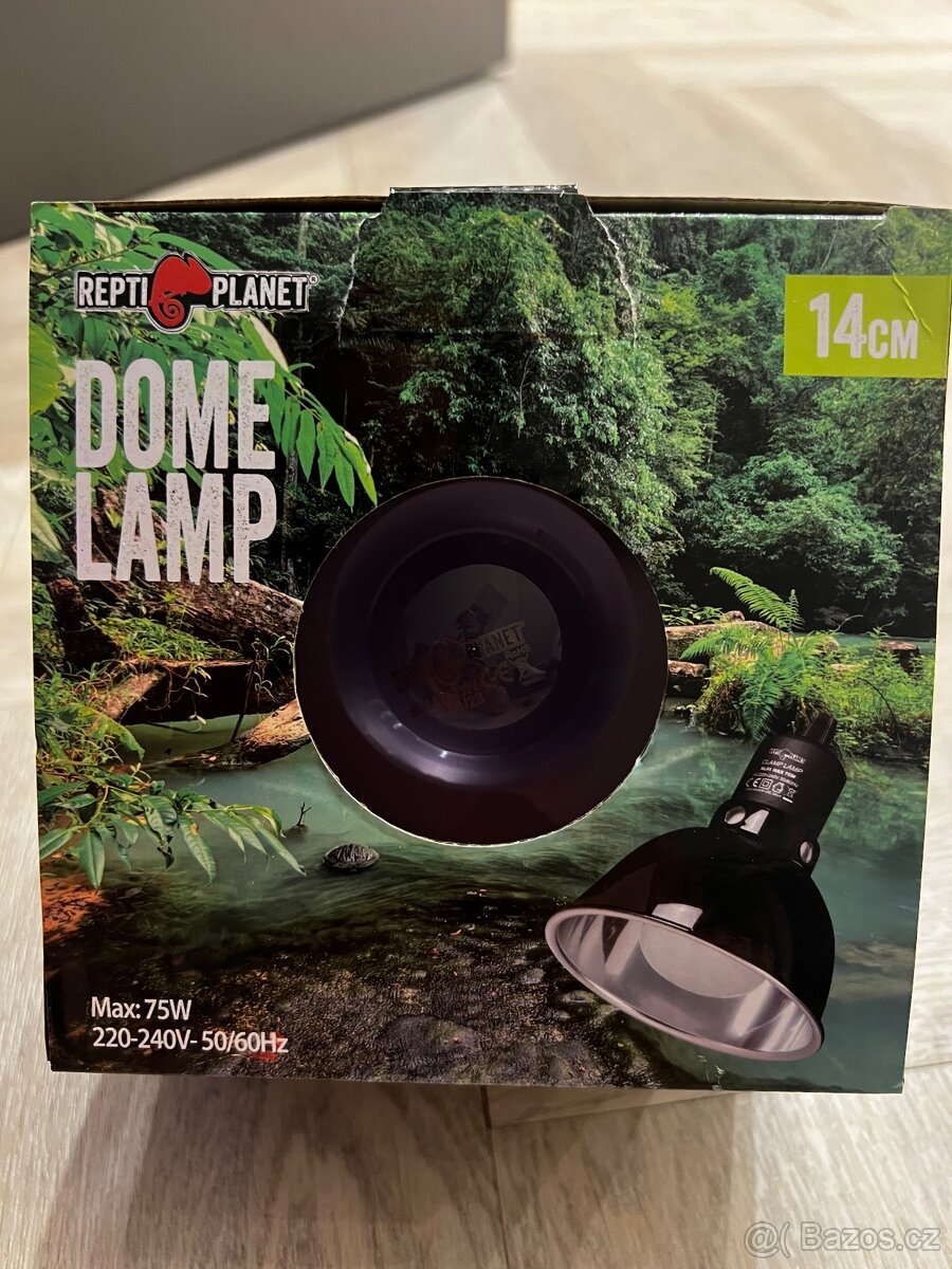 REPTI PLANET výhřevné a denní žárovky + dome lampa (set) - 2