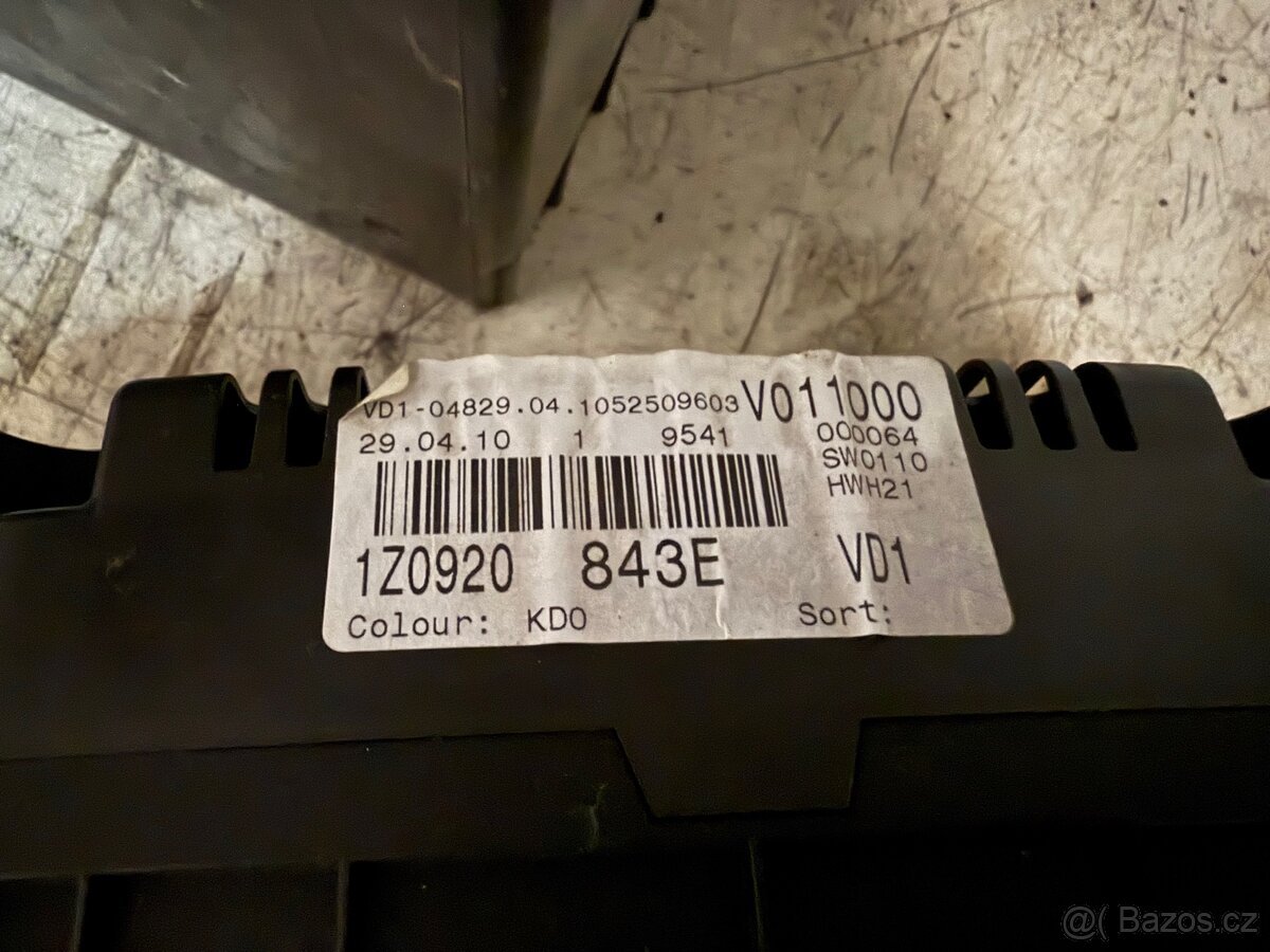 Skoda octavia 2.0tdi rs budiky - 2