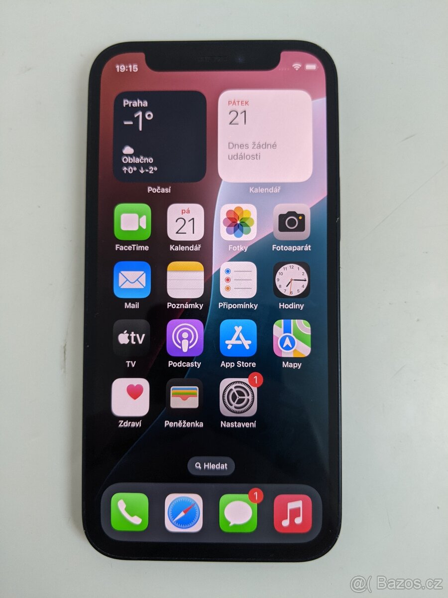 iPhone 12 mini 64gb black. Záruka 6 měsíců. - 2